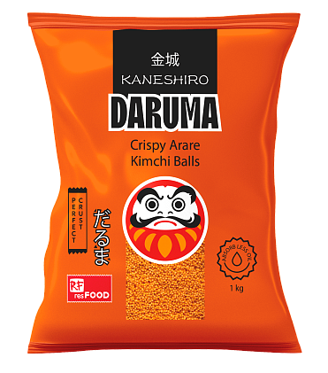 Шарики рисовые Кимчи Crispy Arare Kaneshiro DARUMA