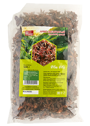 Анис звездчатый целый (бадьян)